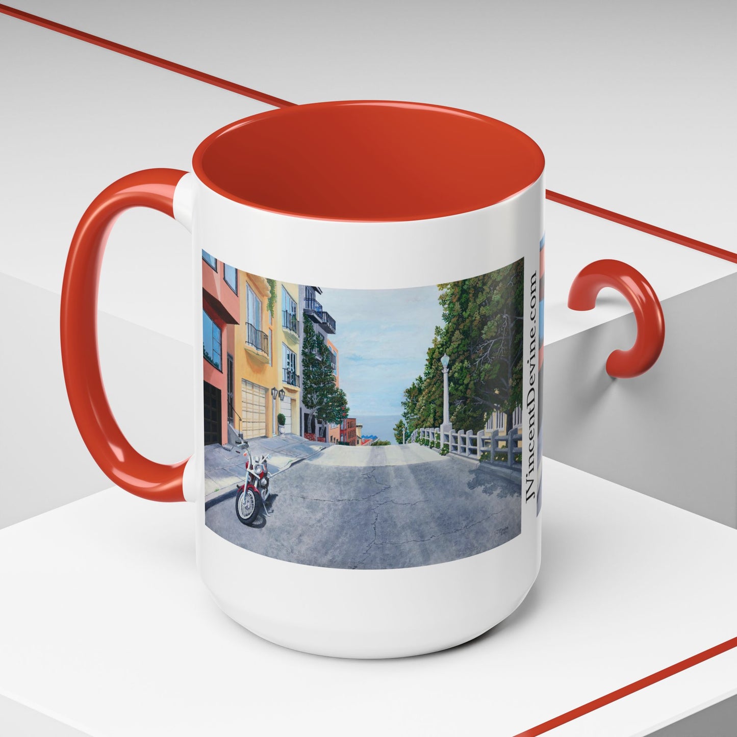 A Pause on the Filbert Steps (11oz and 15oz)