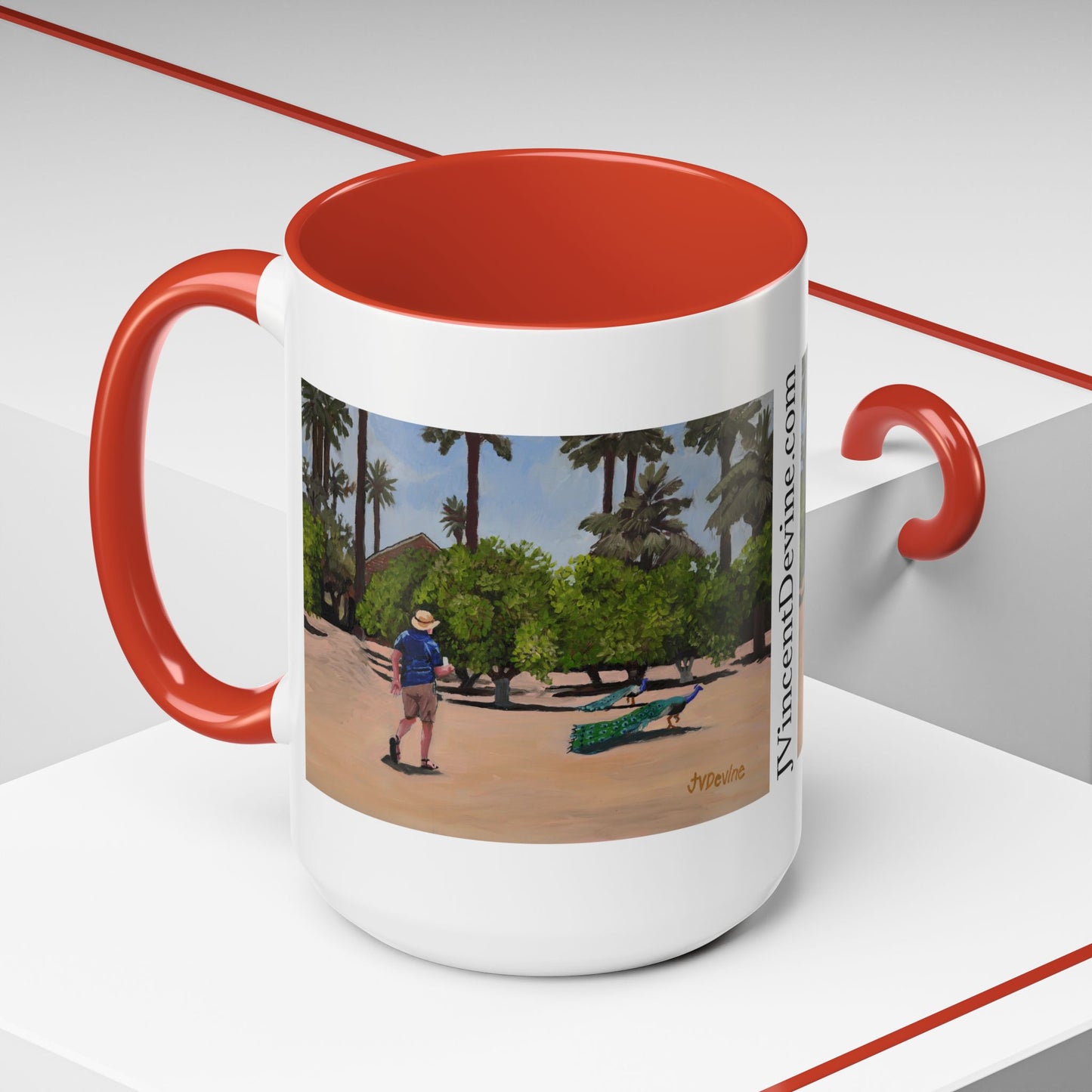 Sahuaro Ranch Park 6 of 6 - I Know I Know I am trying to watch the Peacocks (11oz and 15oz)