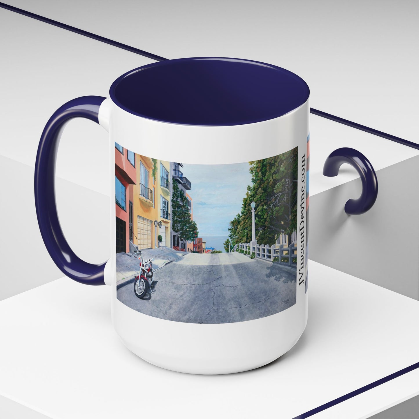 A Pause on the Filbert Steps (11oz and 15oz)