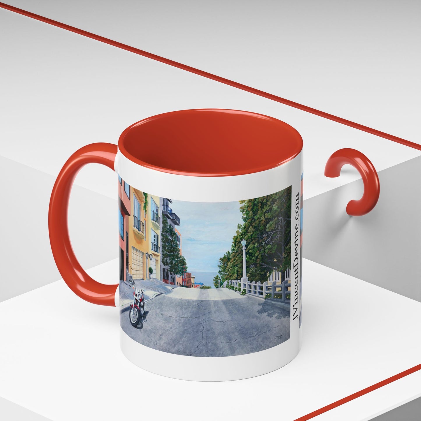 A Pause on the Filbert Steps (11oz and 15oz)