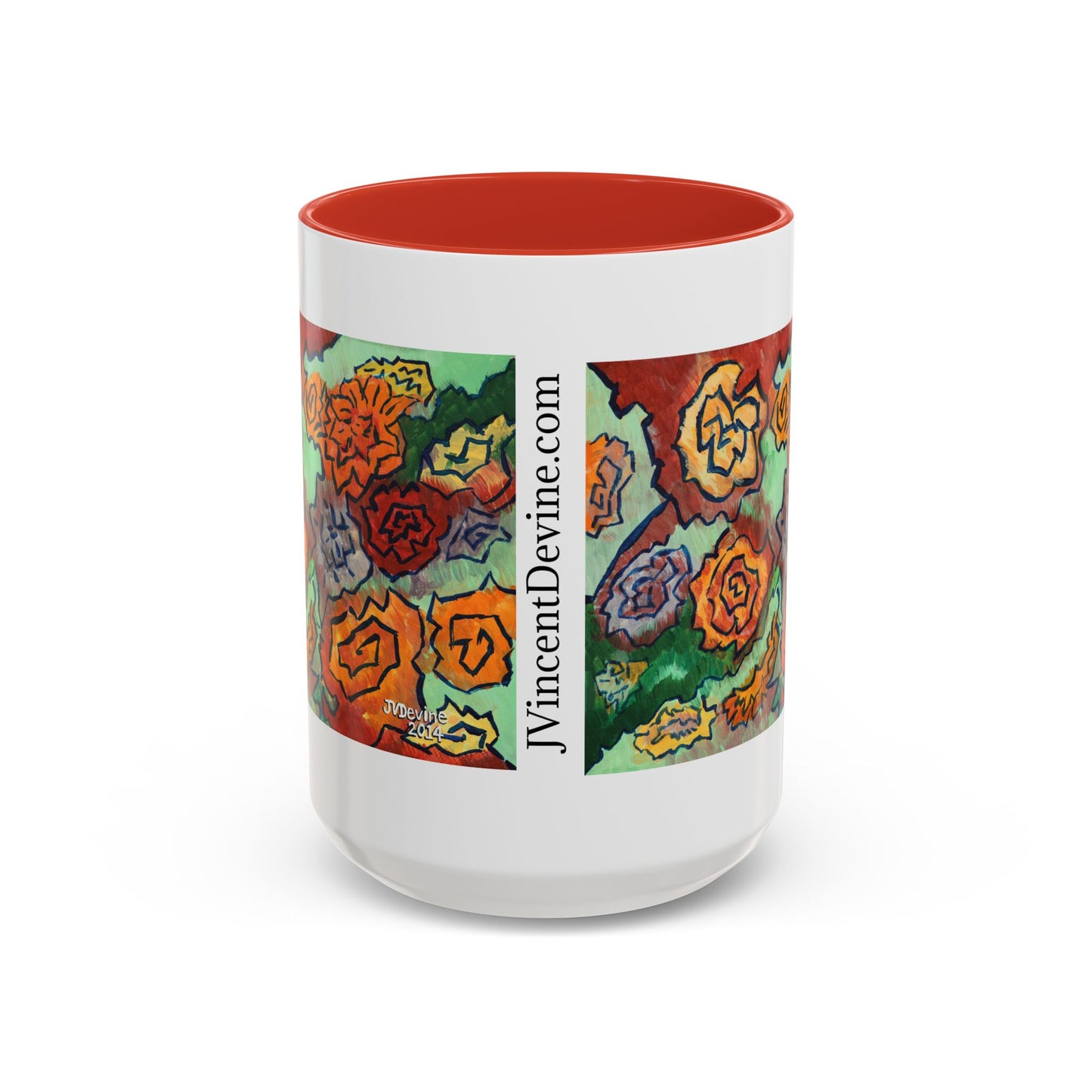 Floral Doodle Coffee Mug - 11oz & 15oz