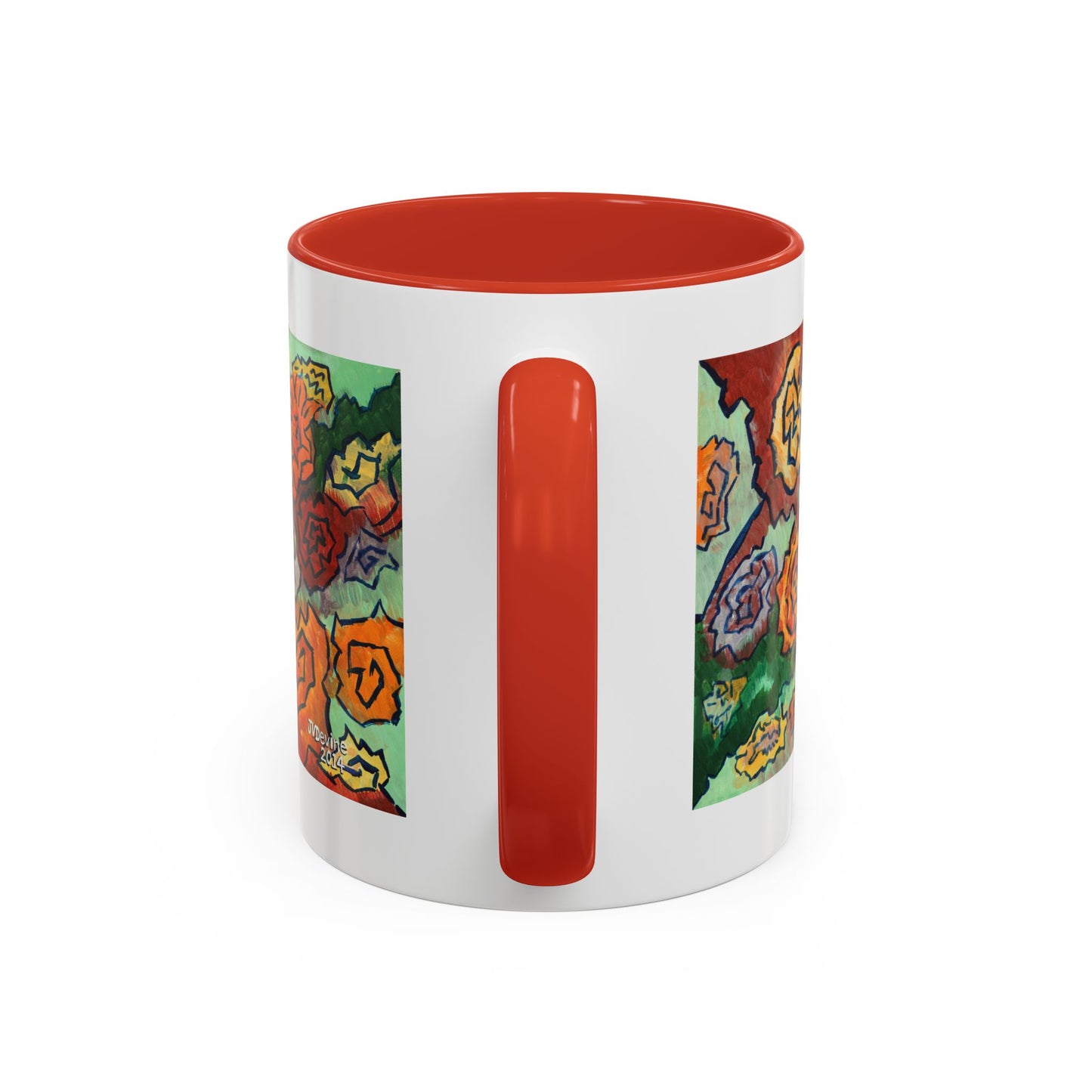 Floral Doodle Coffee Mug - 11oz & 15oz