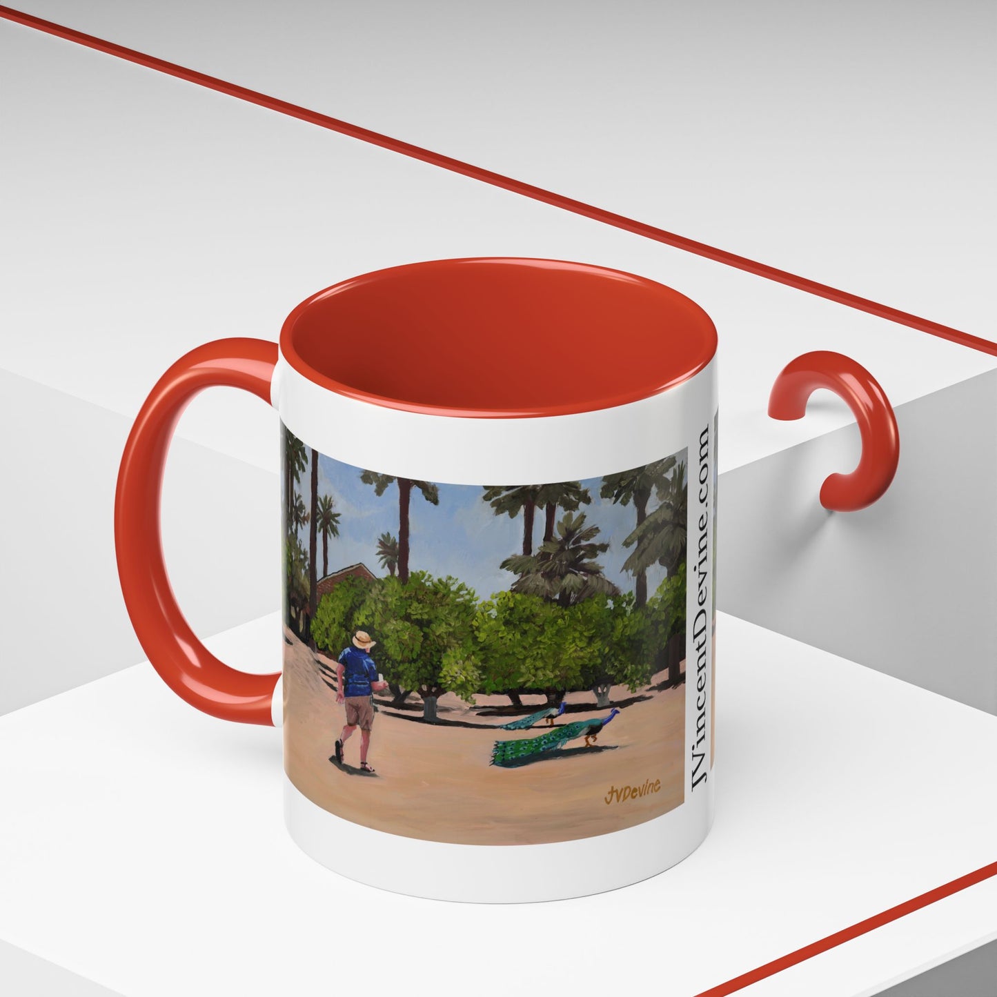 Sahuaro Ranch Park 6 of 6 - I Know I Know I am trying to watch the Peacocks (11oz & 15oz)