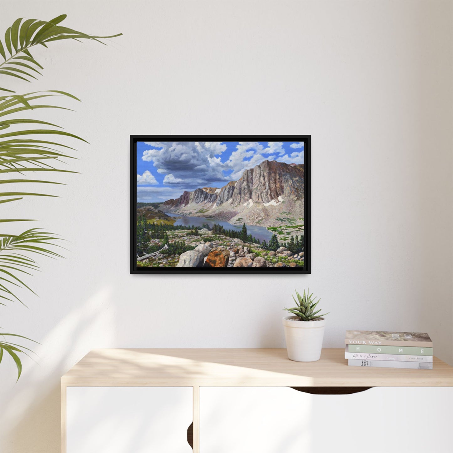 Happy Moment Looking at Lookout Lake