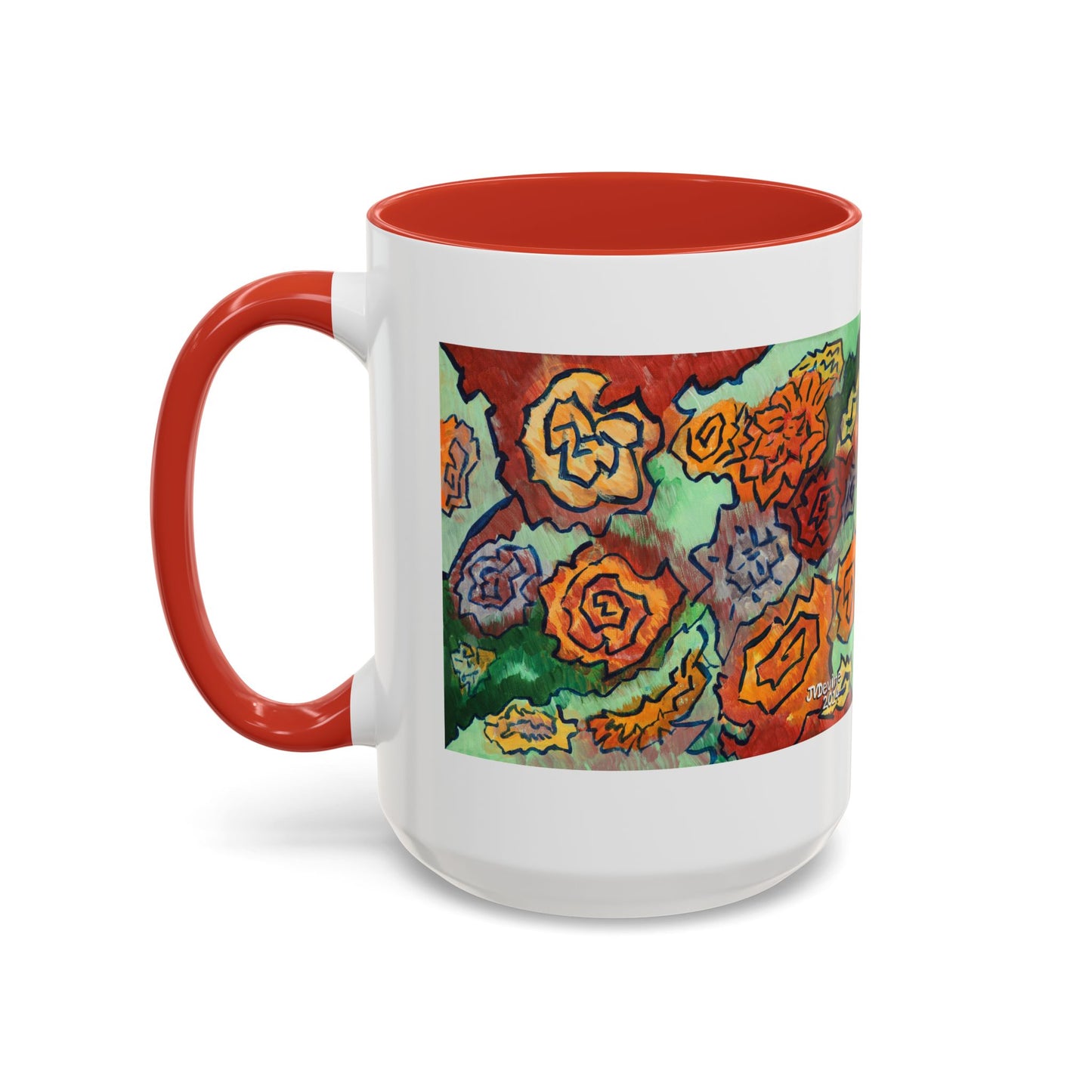 Floral Doodle Coffee Mug - 11oz & 15oz