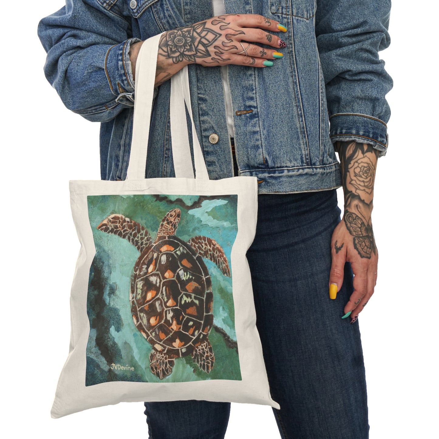 Kim's Turtle - Canvas Tote Bag