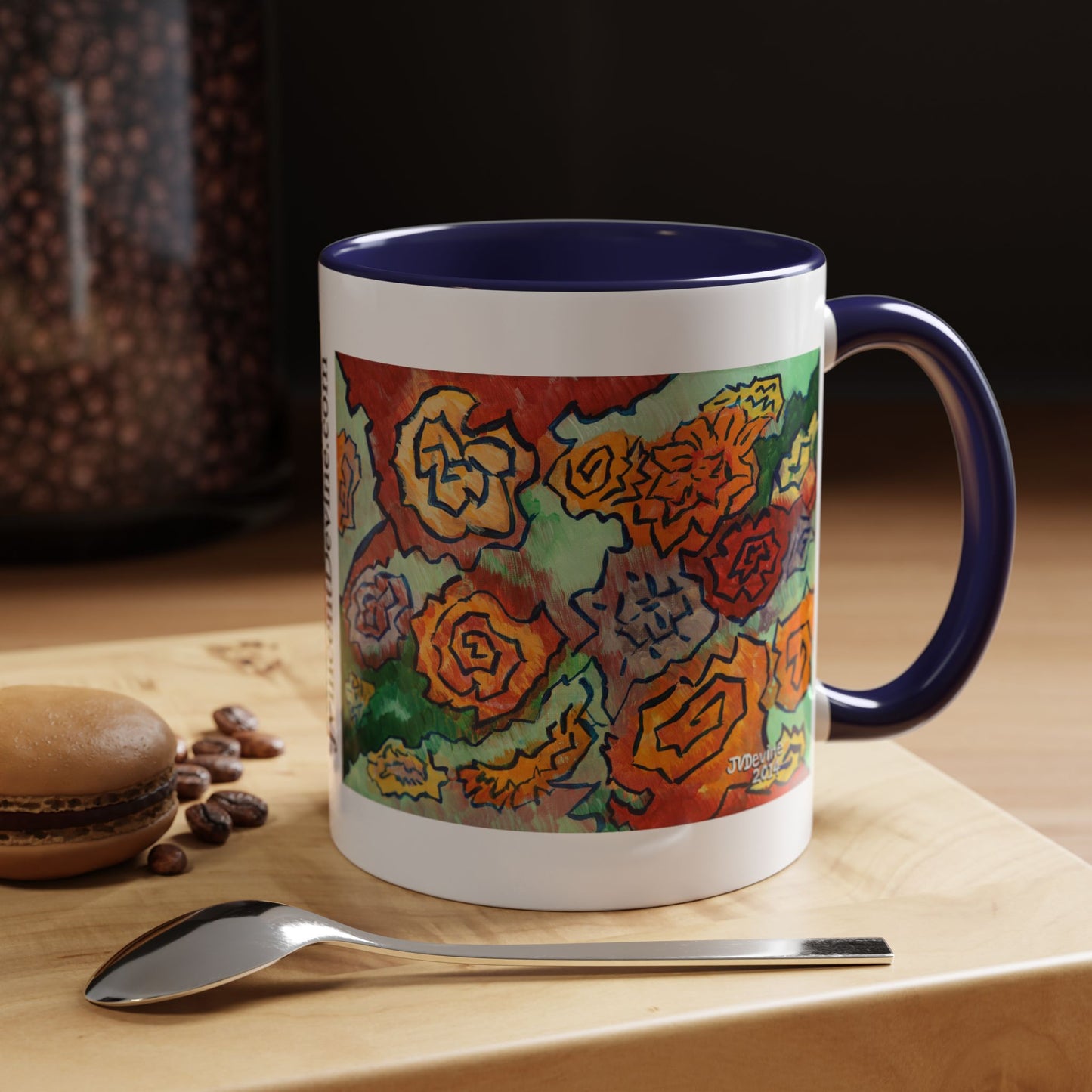 Floral Doodle Coffee Mug - 11oz & 15oz