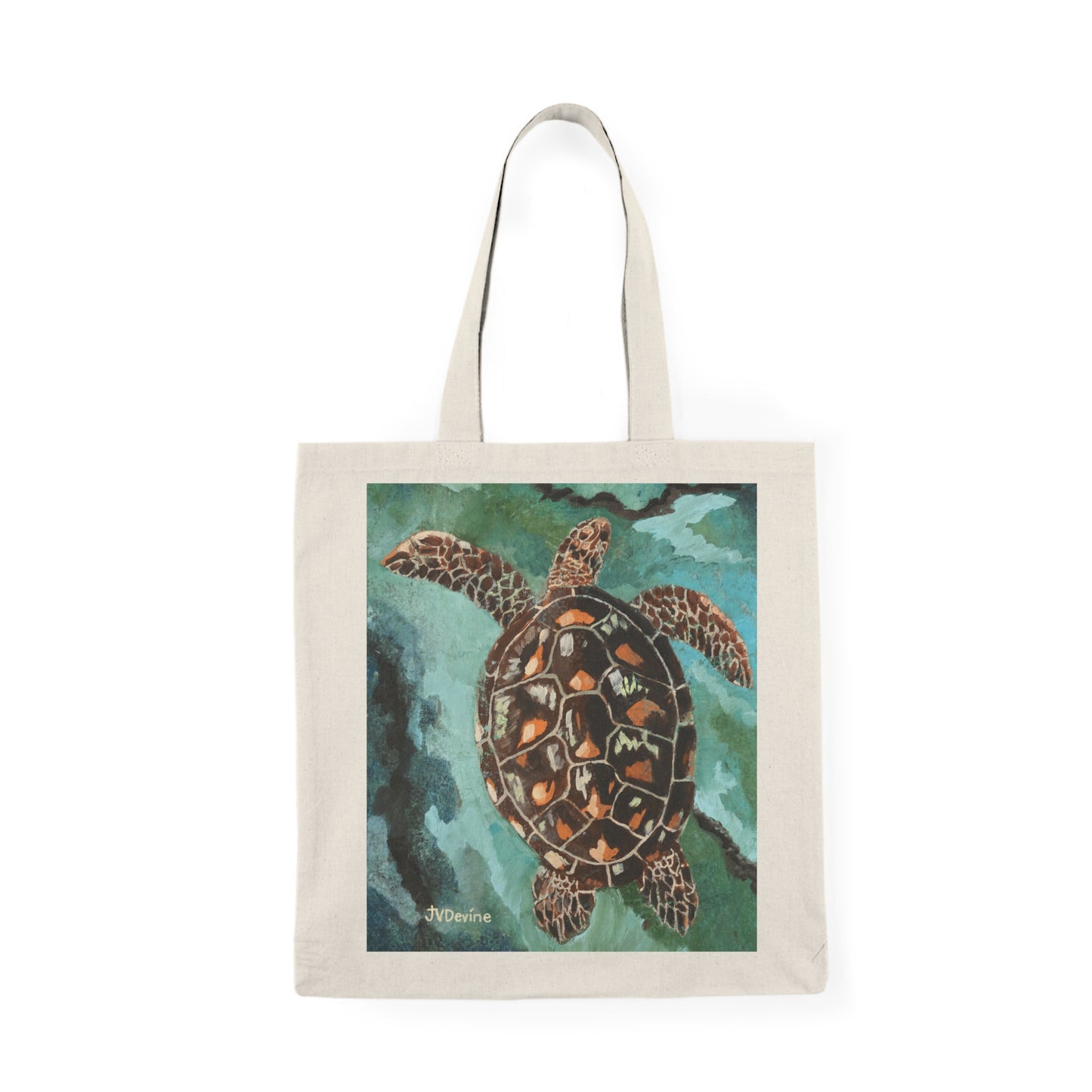 Kim's Turtle - Canvas Tote Bag