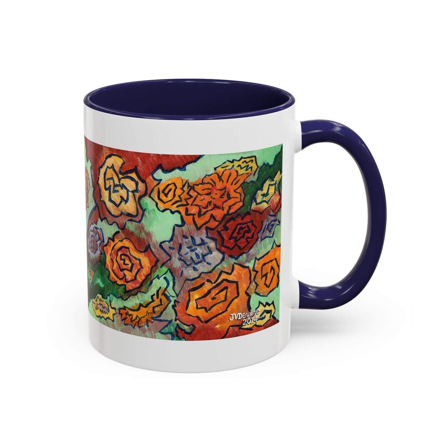 Floral Doodle Coffee Mug - 11oz & 15oz