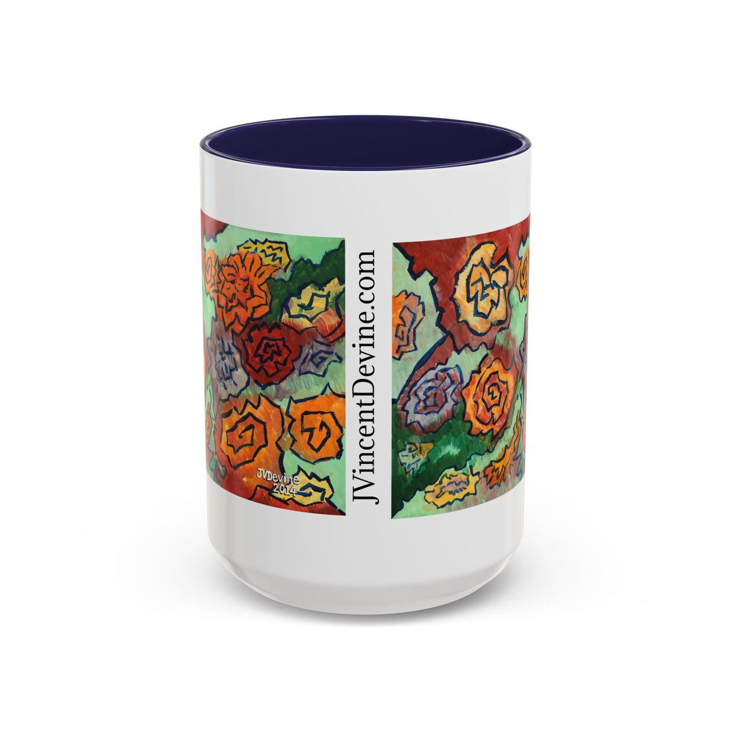 Floral Doodle Coffee Mug - 11oz & 15oz