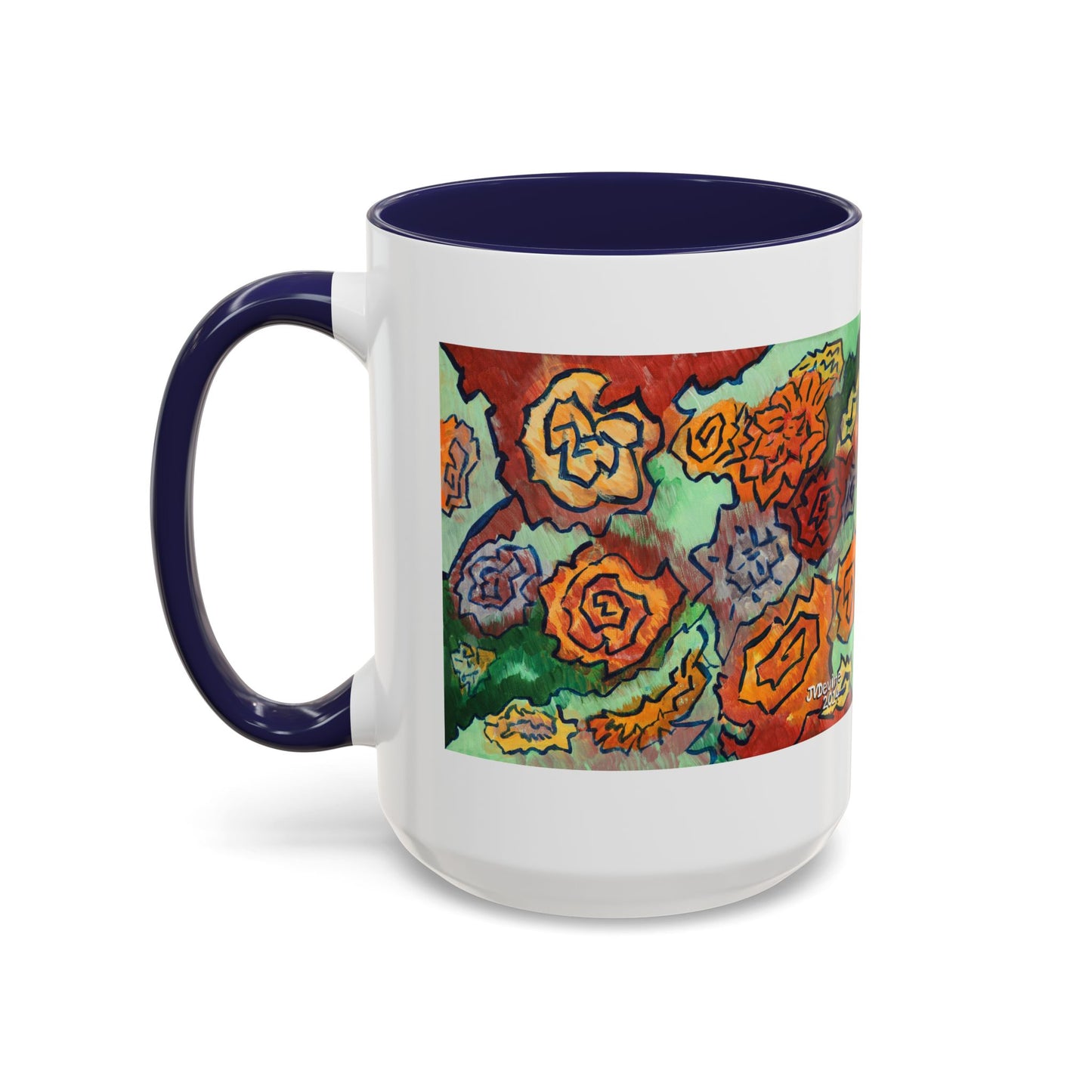 Floral Doodle Coffee Mug - 11oz & 15oz