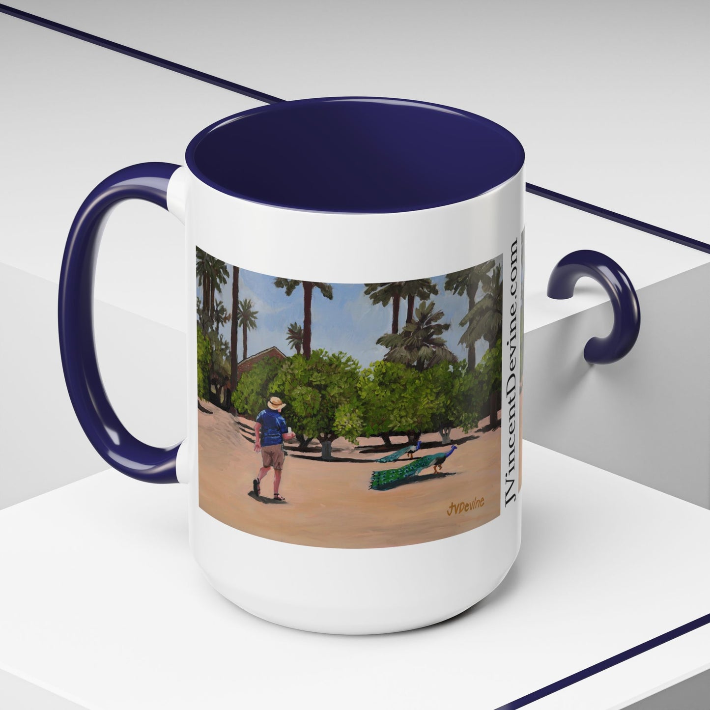 Sahuaro Ranch Park 6 of 6 - I Know I Know I am trying to watch the Peacocks (11oz & 15oz)