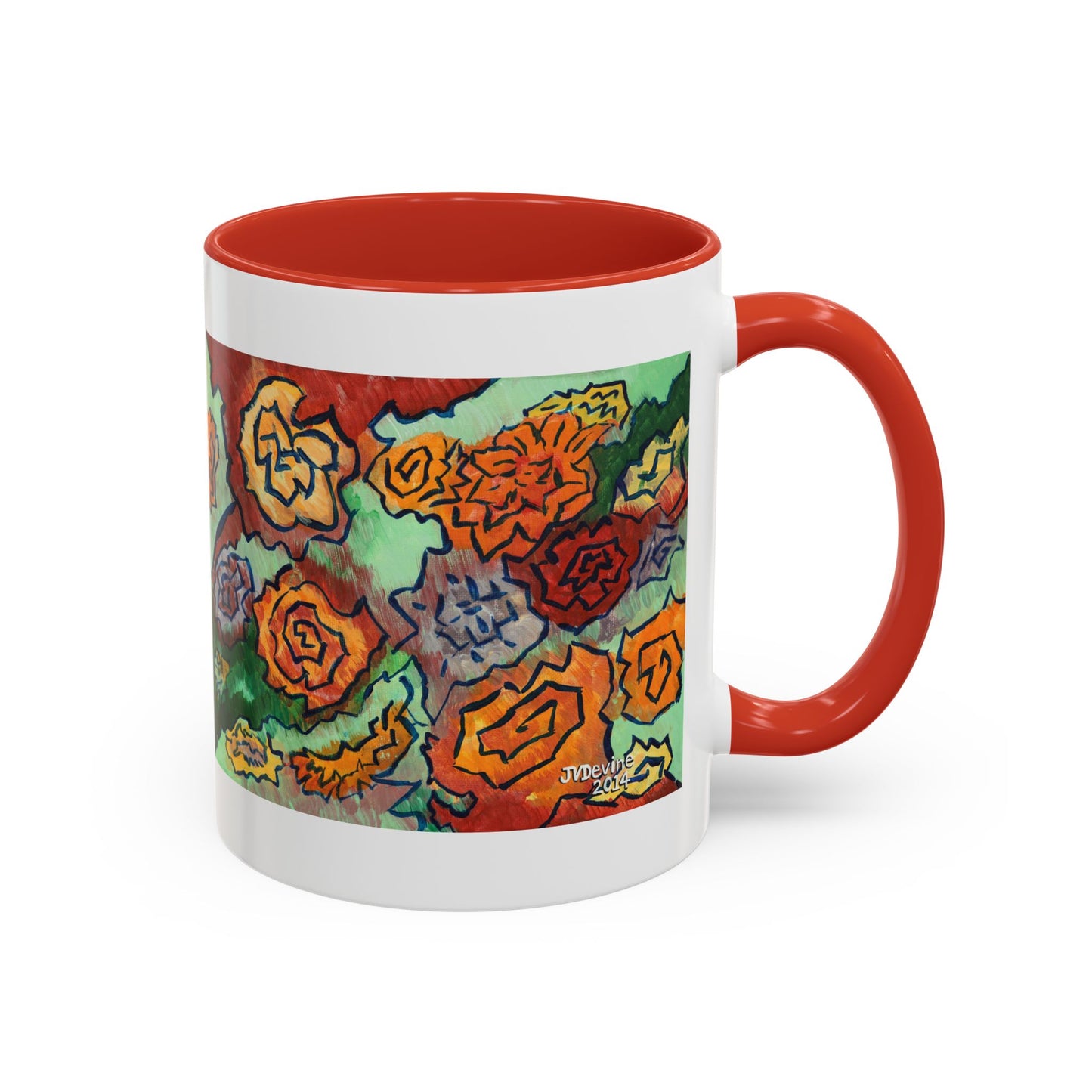 Floral Doodle Coffee Mug - 11oz & 15oz