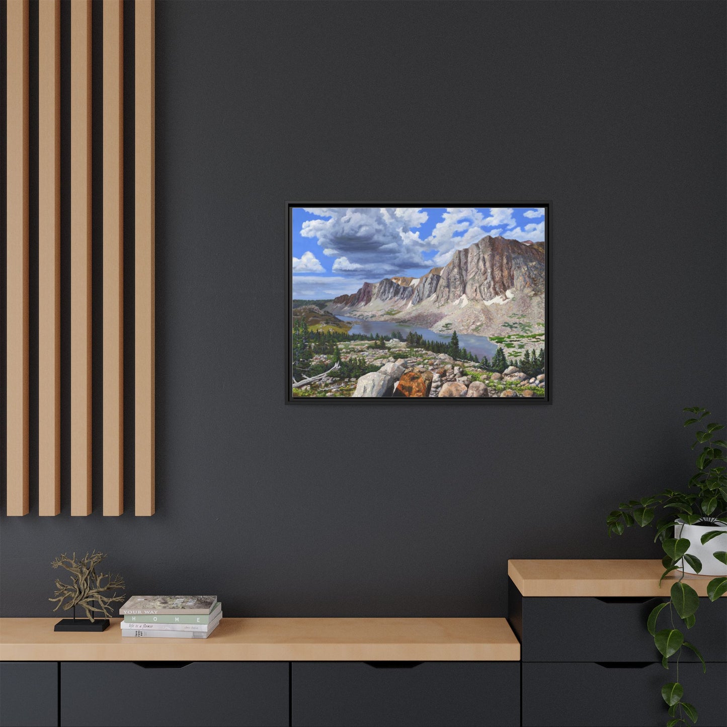 Happy Moment Looking at Lookout Lake