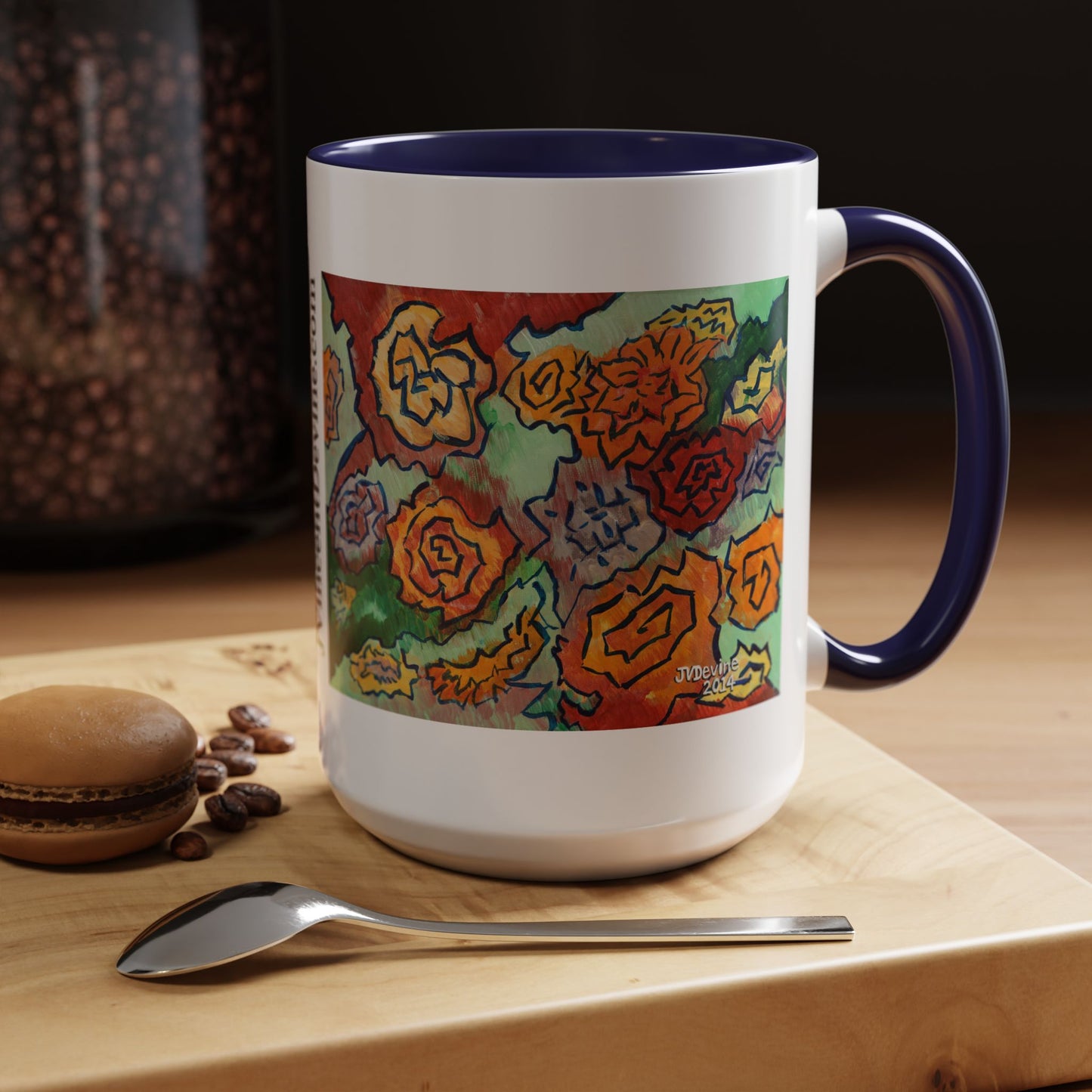 Floral Doodle Coffee Mug - 11oz & 15oz