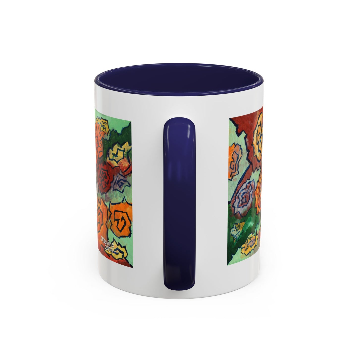 Floral Doodle Coffee Mug - 11oz & 15oz