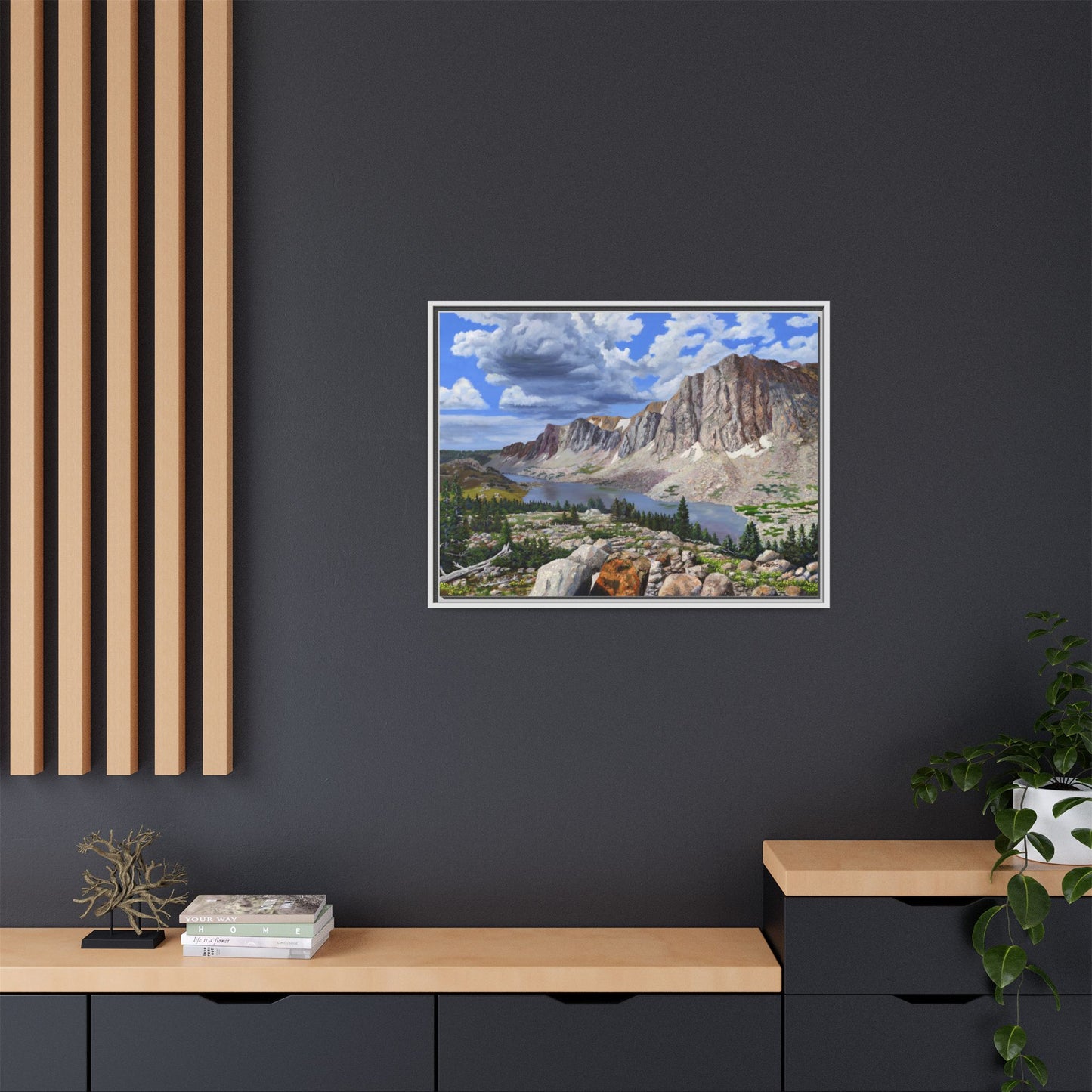 Happy Moment Looking at Lookout Lake